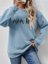 Load image into Gallery viewer, Letter Graphic Dropped Shoulder Sweatshirt