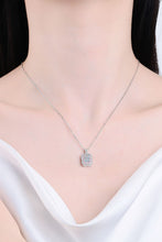 Cargar imagen en el visor de la galería, 1 Carat Moissanite Geometric Pendant Chain Necklace