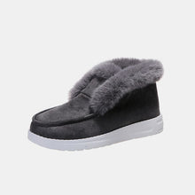 Load image into Gallery viewer, Furry Suede Snow Boots