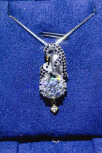 Load image into Gallery viewer, 2 Carat Moissanite 925 Sterling Silver Necklace