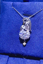 Load image into Gallery viewer, 2 Carat Moissanite 925 Sterling Silver Necklace