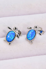Load image into Gallery viewer, Opal Turtle Stud Earrings