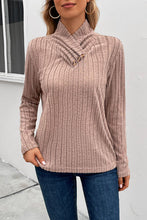Load image into Gallery viewer, Ribbed Turtleneck Long Sleeve Sweater