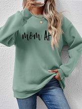 Load image into Gallery viewer, Letter Graphic Dropped Shoulder Sweatshirt
