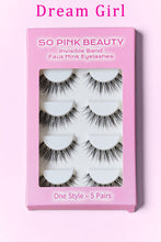 Cargar imagen en el visor de la galería, SO PINK BEAUTY Faux Mink Eyelashes 5 Pairs