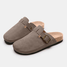 Cargar imagen en el visor de la galería, Suede Closed Toe Buckle Slide