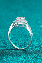 Cargar imagen en el visor de la galería, 1 Carat Moissanite Heart 925 Sterling Silver Ring