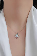 Load image into Gallery viewer, Opal Heart Pendant Necklace