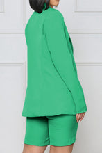 Cargar imagen en el visor de la galería, Long Sleeve Blazer and Shorts Set