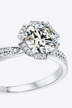 Load image into Gallery viewer, 925 Sterling Silver 1 Carat Moissanite Ring