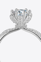 Cargar imagen en el visor de la galería, 1 Carat Moissanite 6-Prong Ring