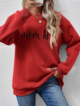 Load image into Gallery viewer, Letter Graphic Dropped Shoulder Sweatshirt