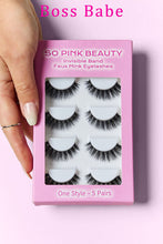Cargar imagen en el visor de la galería, SO PINK BEAUTY Faux Mink Eyelashes 5 Pairs