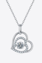 Load image into Gallery viewer, Moissanite Heart Pendant Necklace