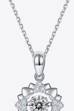 Load image into Gallery viewer, Moissanite Flower Shape Pendant Necklace