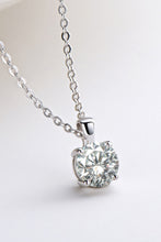 Load image into Gallery viewer, 925 Sterling Silver 1 Carat Moissanite Chain-Link Necklace