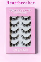 Cargar imagen en el visor de la galería, SO PINK BEAUTY Mink Eyelashes 5 Pairs