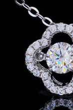 Load image into Gallery viewer, 925 Sterling Silver Moissanite Flower Pendant Necklace