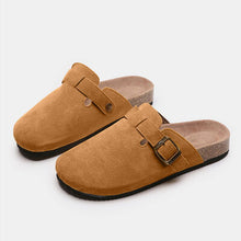 Cargar imagen en el visor de la galería, Suede Closed Toe Buckle Slide