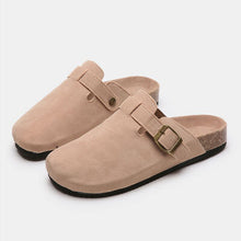Cargar imagen en el visor de la galería, Suede Closed Toe Buckle Slide