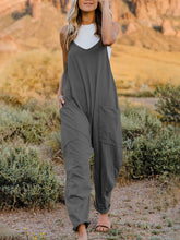 Load image into Gallery viewer, Double Take Full Size Sleeveless V-Neck Pocketed Jumpsuit