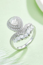Cargar imagen en el visor de la galería, 1 Carat Moissanite 925 Sterling Silver Crown Ring