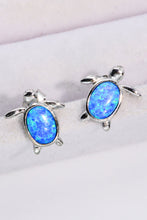 Load image into Gallery viewer, Opal Turtle Stud Earrings
