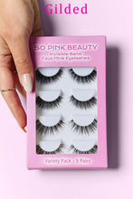 Cargar imagen en el visor de la galería, SO PINK BEAUTY Faux Mink Eyelashes Variety Pack 5 Pairs