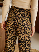Load image into Gallery viewer, Leopard Wide Leg Pants