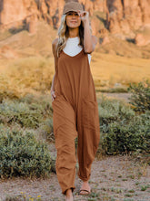 Load image into Gallery viewer, Double Take Full Size Sleeveless V-Neck Pocketed Jumpsuit