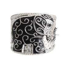 Cargar imagen en el visor de la galería, Full Black Elephant Cuff