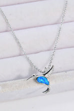 Load image into Gallery viewer, Opal Bird 925 Sterling Silver Necklace
