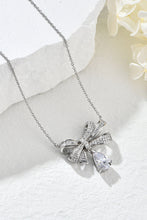 Load image into Gallery viewer, Teardrop Shape 925 Sterling Silver Zircon Pandent Necklace