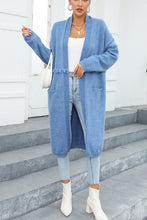 Cargar imagen en el visor de la galería, Open Front Pocketed Cardigan