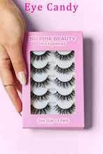 Cargar imagen en el visor de la galería, SO PINK BEAUTY Mink Eyelashes 5 Pairs