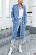 Cargar imagen en el visor de la galería, Open Front Pocketed Cardigan