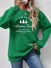 Cargar imagen en el visor de la galería, Graphic Round Neck Dropped Shoulder Sweatshirt