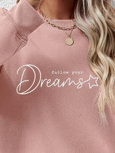 Load image into Gallery viewer, FOLLOW YOUR DREAMS Graphic Sweatshirt
