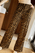 Load image into Gallery viewer, Leopard Wide Leg Pants