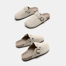 Cargar imagen en el visor de la galería, Suede Closed Toe Buckle Slide