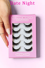 Cargar imagen en el visor de la galería, SO PINK BEAUTY Mink Eyelashes 5 Pairs