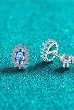 Cargar imagen en el visor de la galería, 1 Carat Moissanite 925 Sterling Silver Stud Earrings