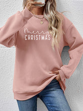 Load image into Gallery viewer, MERRY CHRISTMAS Dropped Shoulder Sweatshirt