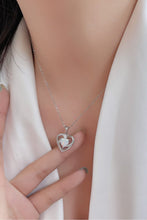 Load image into Gallery viewer, Opal Heart Pendant Necklace