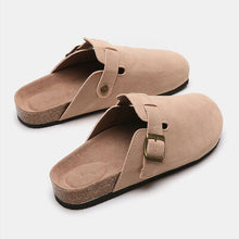 Cargar imagen en el visor de la galería, Suede Closed Toe Buckle Slide