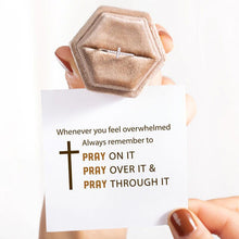 Load image into Gallery viewer, Cross Inlaid Zircon 925 Sterling Silver Ring