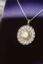 Load image into Gallery viewer, 5 Carat Moissanite 925 Sterling Silver Necklace