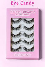 Cargar imagen en el visor de la galería, SO PINK BEAUTY Mink Eyelashes 5 Pairs
