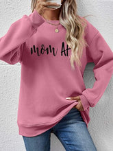 Load image into Gallery viewer, Letter Graphic Dropped Shoulder Sweatshirt