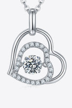 Load image into Gallery viewer, Moissanite Heart Pendant Necklace